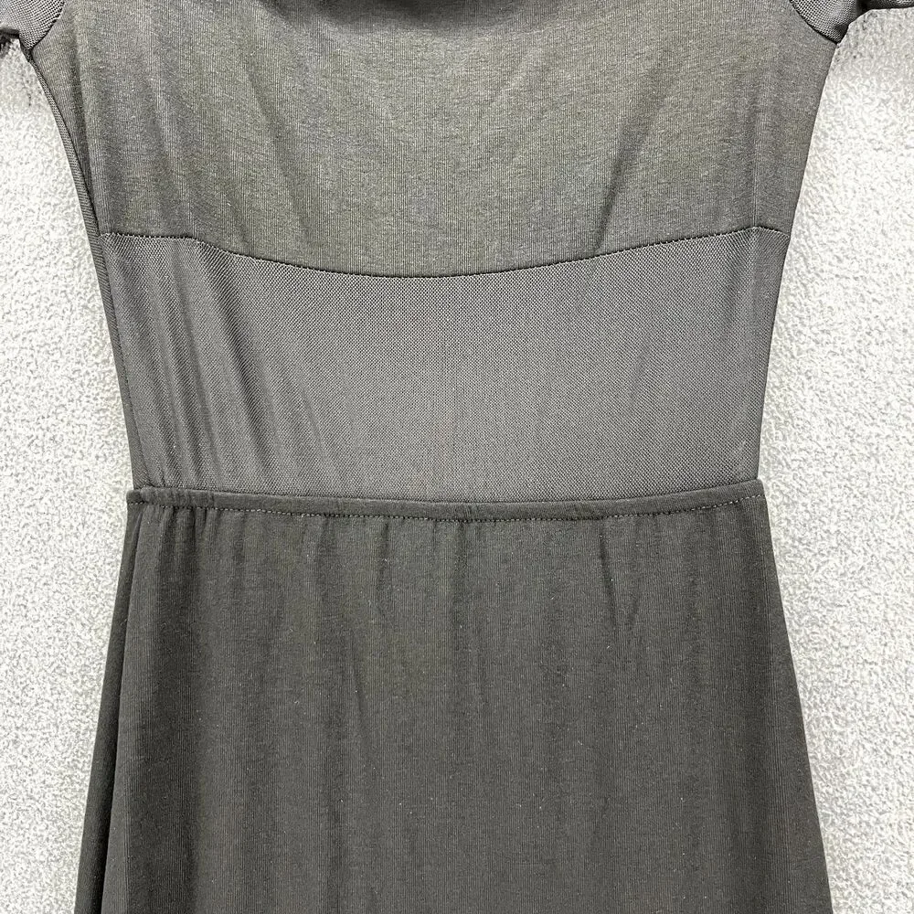 REVOLVE & MINIMALIST lovers COMMENSE overfold off shoulder mesh long dress‎ XS